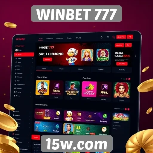 Interface do WINBET 777 é otimizada para usuários
